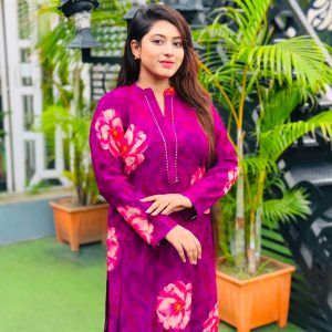Premium Maisha Chiffon 2pc Deep Plum Edition