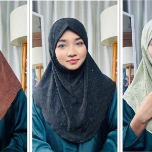 Malaysian premium hijab combo 3pc